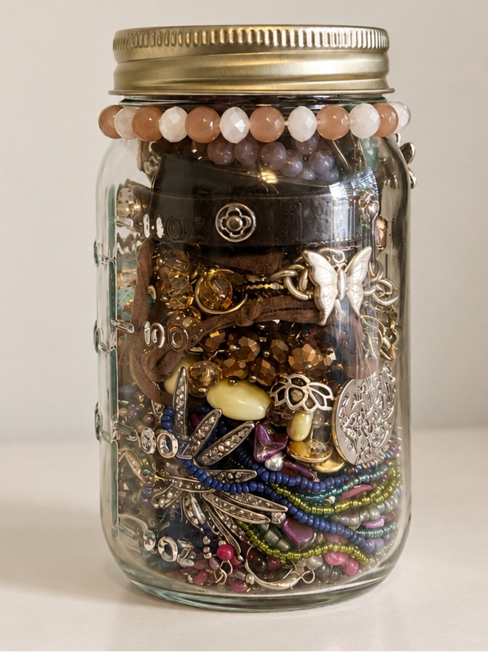 Vintage Whimsical Mystery Jewelry Jar